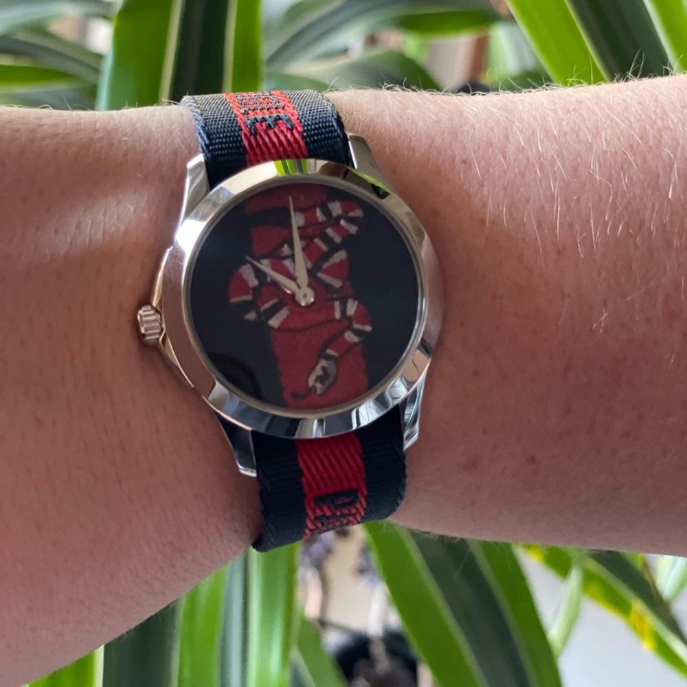 GUCCI Le Marché des Merveilles Watch snake for men or women. Snake watch. - Picture 12 of 14